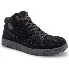 Airwalk AW6350 Mongo Mid Men's Athletic Work Shoes Composite Toe Size 7M Black AW6350-7M