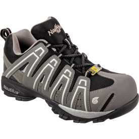 Nautilus Switch Men's Athletic Work Shoes Composite Toe Size 10.5W Gray N1340-10.5W