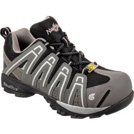 Nautilus Switch Men's Athletic Work Shoes Composite Toe Size 7M Gray N1340-7M