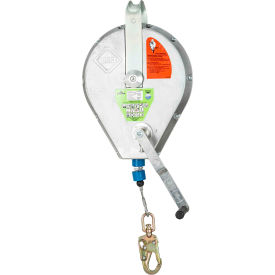 PeakWorks® Self Retracting Lifeline Device with Recovery Single Leg Snap Hook 130'L V8455341130