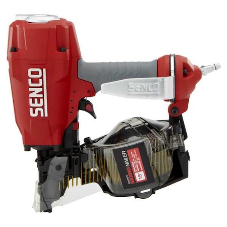 Air Nail Gun, Red, 3/8 in, NPT, Aluminum MPN:SN71P1