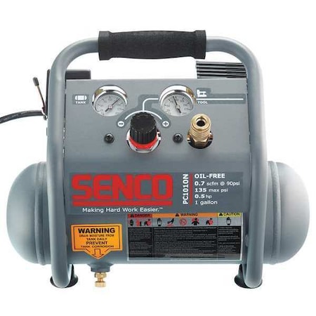 Finish/Trim Air Compressor, 1 gal., 1/2 HP MPN:PC1010N