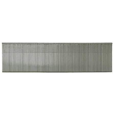 Collated Finishing Nail, 5/8 in L, 18 ga, Galvanized, Brad Head, Straight, 5000 PK MPN:AX10EAA