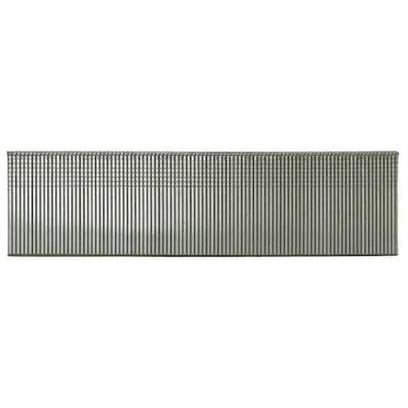 Collated Finishing Nail, 1-5/8 in L, 18 ga, Galvanized, Brad Head, Straight, 5000 PK MPN:AX18EAA
