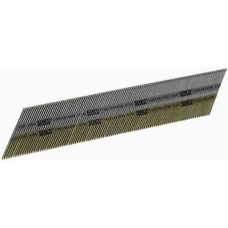 Collated Finishing Nail, 1-1/2 in L, 15 ga, Galvanized, Brad Head, 34 Degrees, 4000 PK MPN:DA17EABN