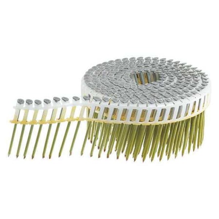 Collated Siding Nail, 2-1/4 in L, 13 ga, Hot Dipped Galvanized, Flat Head, 15 Degrees, 3600 PK MPN:EJ23ASBC