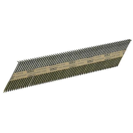 Collated Framing Nail, 3 in L, 11 ga, Bright, Clipped Head, 34 Degrees, 2500 PK MPN:HC27APBX