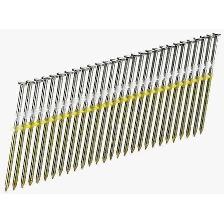 Collated Framing Nail, 3 in L, Bright, Flat Head, 20 Degrees, 4000 PK MPN:KD27APBSN