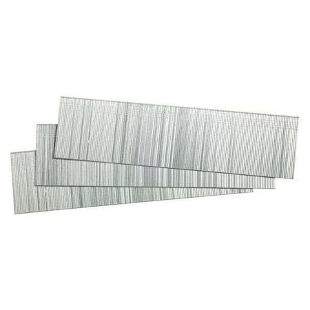 Collated Pin Nail, 1-3/8 in L, 21 ga, Electro Galvanized, Brad Head, Straight, 5000 PK MPN:ZX16EAA