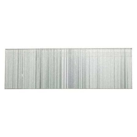 Collated Brad Nail, 1-5/8 in L, 21 ga, Electro Galvanized, Brad Head, Straight, 5000 PK MPN:ZX18EAA