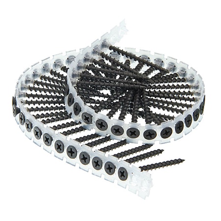 Drywall Screw, No 7 x 2 in, Steel, Flat Head Phillips Drive, 1000 PK MPN:07A200P