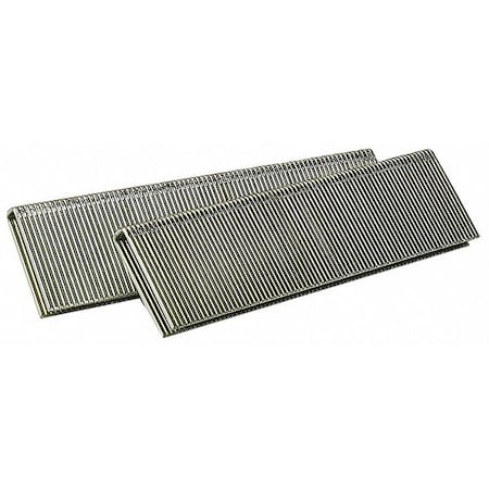 Staples, 18 ga, Medium Crown, 1 in Leg L, Steel, 5000 PK MPN:L13BABN