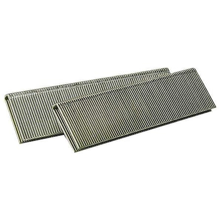 Staples, 18 ga, Medium Crown, 1-1/4 in Leg L, Steel, 5000 PK MPN:L15BAB