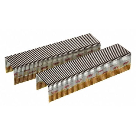 Staples, 16 ga, Standard Crown, 7/8 in Leg L, Steel, 10000 PK MPN:P12BAB