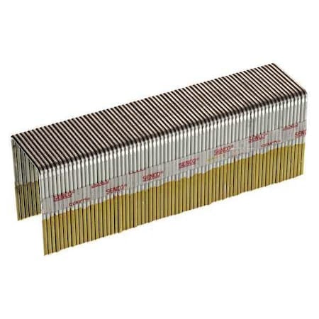Staples, 16 ga, Standard Crown, 1-1/2 in Leg L, Steel, 10000 PK MPN:P17BAB