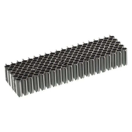 Staples, 25 ga, 1/2 in Leg L, Steel, 4000 PK MPN:X08NRA