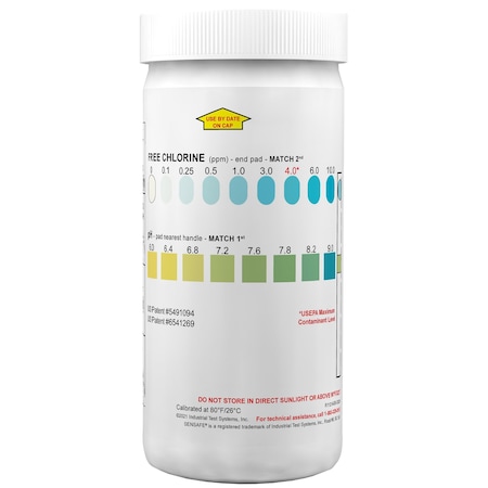 Sensafe Chlorine 2 (epa Fc/ph), pk 12 MPN:481025