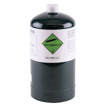 Calibration Gas, Methane, 21 L, CGA600 Threaded Collar Connection, +/-2% Accuracy MPN:315-080012