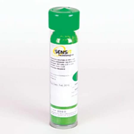 Calibration Gas, Carbon Monoxide, Hydrogen Sulfide, Methane, Oxygen, 34 L, C-10 Connection MPN:315-100011