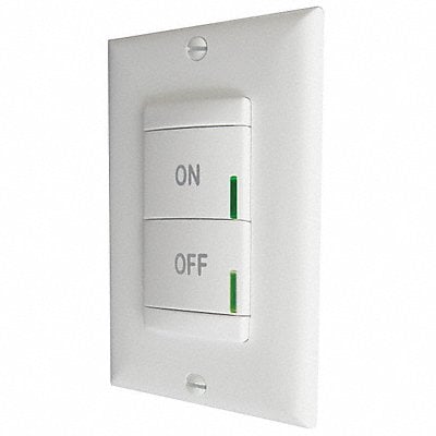 Push Button Wall Switch White 2 Button MPN:NPODM WH