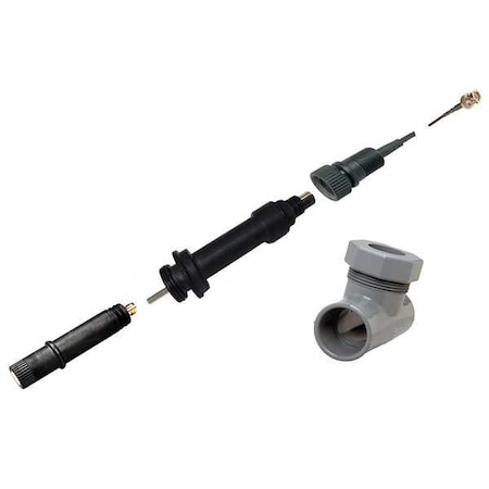 Probe, 1 1/8 in Dia, 12 5/8 in H, Ryton PPS MPN:S8200/10/BNC