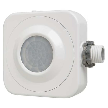 Fixture Mount Sensor, Occupancy, Photocell, 0 to 10V Dimming, Hard Wired, White, 2, 827 sq ft, Fluorescent, Incandescent, LED MPN:CMRB 6
