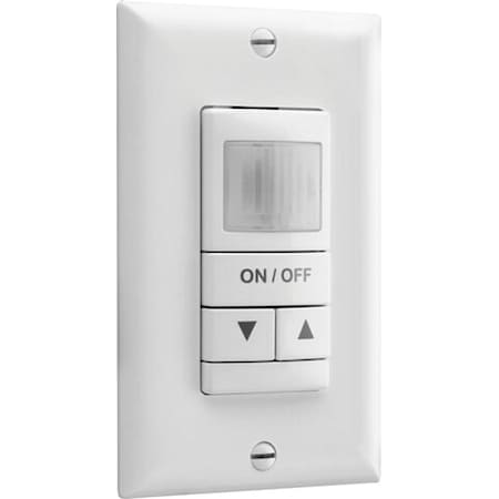 Wall Mount Sensor, Occupancy, Photocell, 0 to 10V Dimming, Hard Wired, White, 2, 000 sq ft, Fluorescent, Incandescent, LED MPN:WSX 2P NL WH