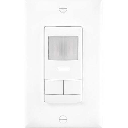 Wall Mount Sensor, Occupancy, Photocell, 0 to 10V Dimming, Hard Wired, White, 2, 000 sq ft, Fluorescent, Incandescent, LED MPN:WSX 2P WH