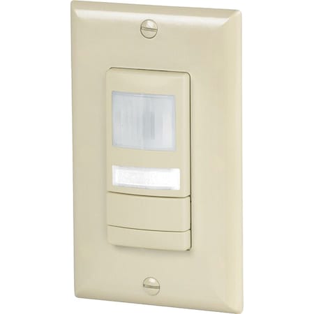 Wall Mount Sensor, Occupancy, Photocell, 0 to 10V Dimming, Hard Wired, Ivory, 2, 025 sq ft, Fluorescent, Incandescent, LED MPN:WSX NL IV