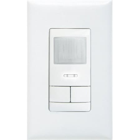 Wall Mount Sensor, Occupancy, Photocell, Hard Wired, White, 2, 000 sq ft, Fluorescent, Incandescent, LED MPN:WSX PDT WH