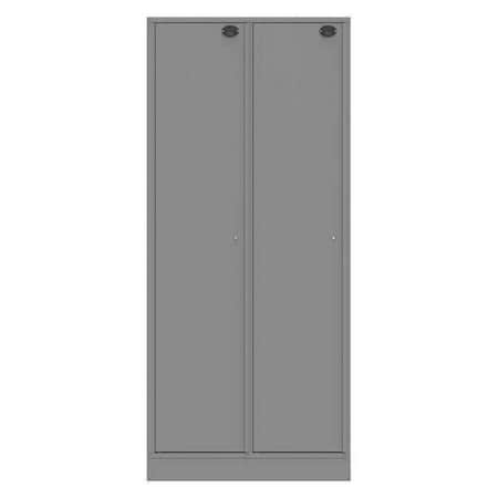 Evidence Locker, 36inW, Gray, 2Compartments MPN:02AA-NPT