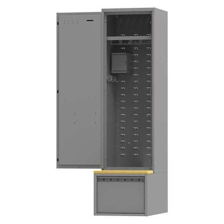 Gear Locker, 24 in W, 36 in D, 90 in H, (1) Tier, (1) Wide, Gray MPN:ILKS24247201AADRW