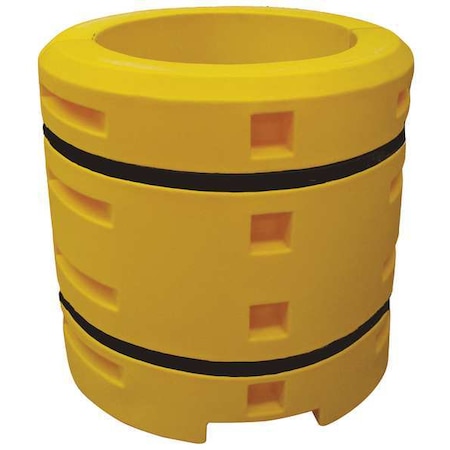 Column Protector, Yellow, 24inW, LLDPE MPN:CS2442-9R