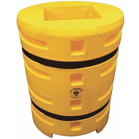 Column Protector, Yllw, 14inLx14inW, LLDPE MPN:CS3342-14S