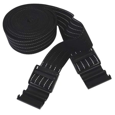 Lock Buckle Prtctr Strap, 100inL, Blck, PK2 MPN:PSS-2500-BR-SL