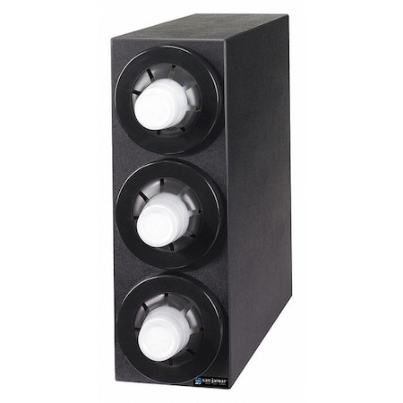 Bev Dispenser Cabinet, 3 Blk Trim Rings MPN:C2953BK