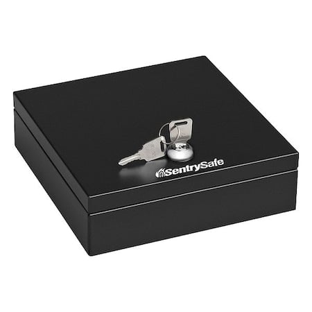 CashBox, Black, Steel, 2-1/8inH, 6-3/4inW MPN:DS-1