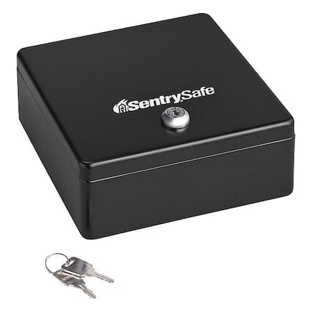 CashBox, Black, Steel, 2-3/4inH, 6-3/4inW MPN:KDS-1