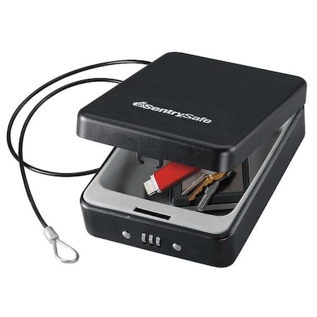 Compact Safe, 0.05 cu ft, 2 lb, 3 Number Mechanical Lock No Rated MPN:P005C