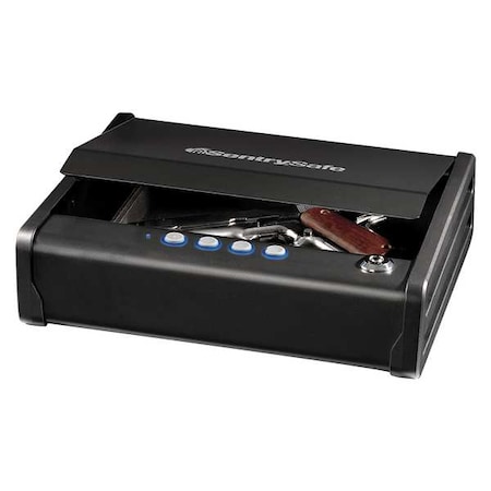 Pistol Safe, Electronic Lock, 11.9 lbs, 0.08 cu ft, Not Rated, Pistol MPN:QAP1E
