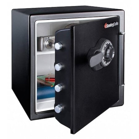 Fire Rated Security Safe, 1.23 cu ft, 90 lbs, 1 hr. Fire Rating MPN:SFW123CS