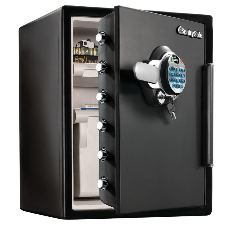 SentrySafe Fingerprint Safe, 125 Lb, 2 Cu. Ft., Black MPN:SFW205BPC