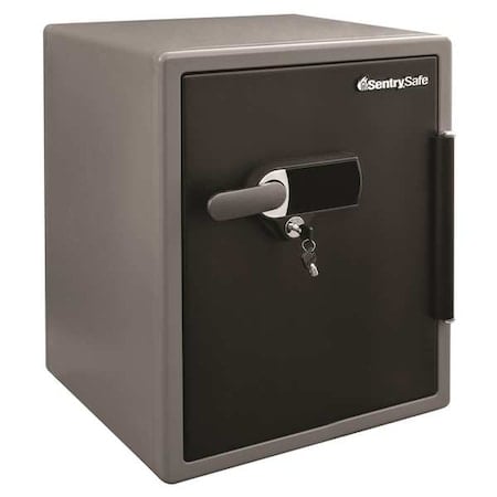 2.05 cu ft Fire Rated Security Safe, 124.8 lbs, 1 hr. Fire Rating, Black/Gray MPN:SFW205UPC