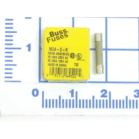 Fuses, 2 Amp Fuse MPN:600-1053