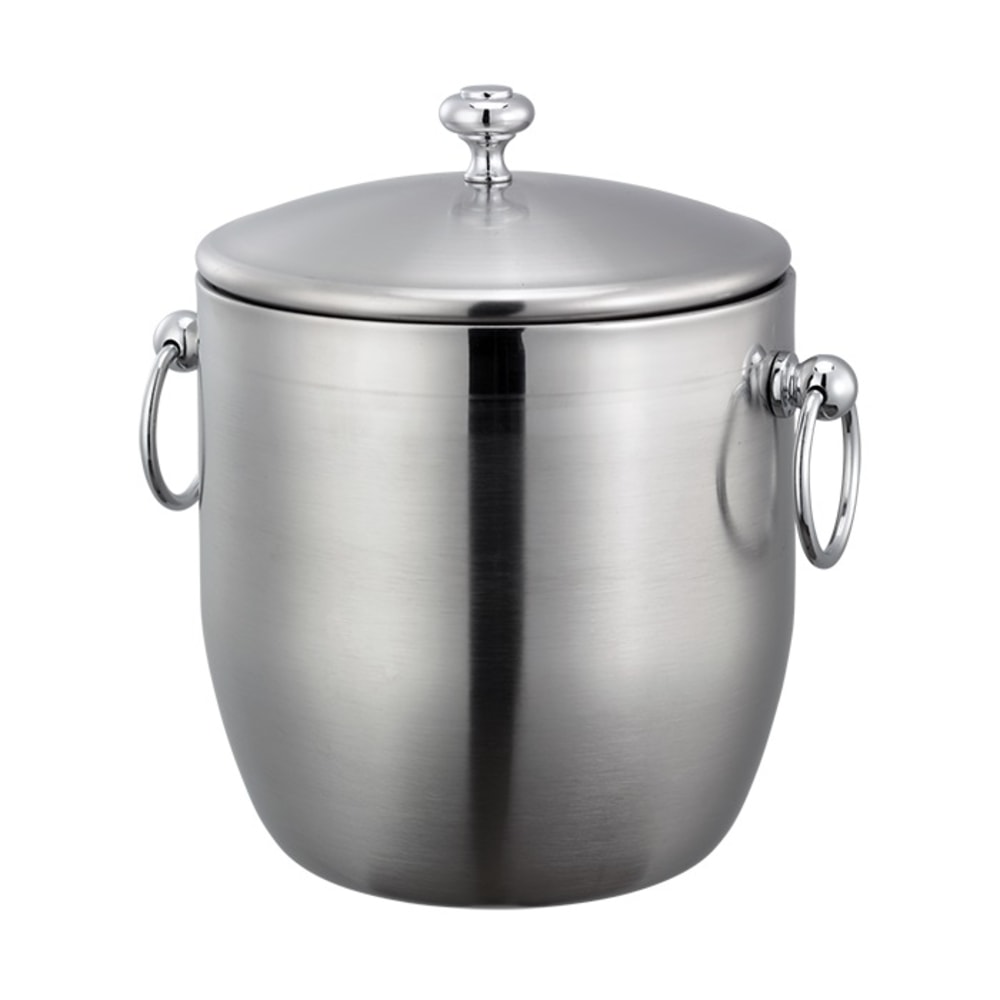Service Ideas Double Wall Ice Bucket, 3L, Silver MPN:IB3BS
