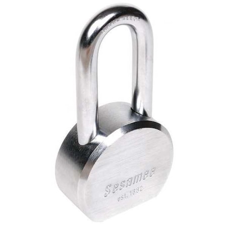 Round Body Steel Keyed Padlock, KD, Steel Body, 7/8