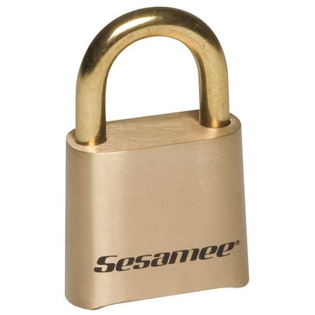 Combination Padlock, Bottom, Brass MPN:K0436