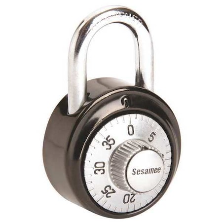 Rotary Dial Combination Padlock, Black MPN:K410D