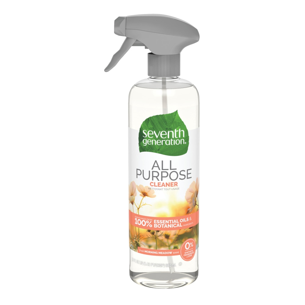 Seventh Generation Natural All-Purpose Cleaner, Morning Meadow Scent, 23 Oz Bottle, Case Of 8 MPN:44714CT