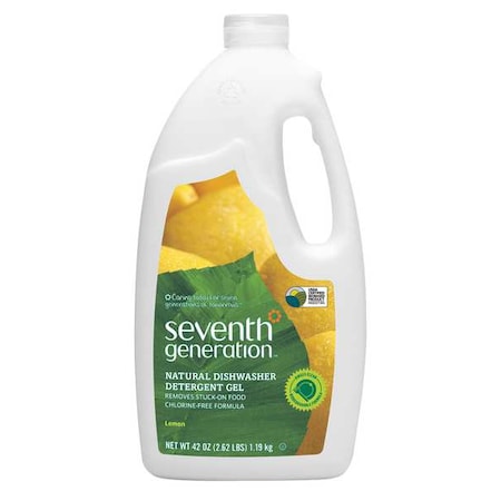 Natural Automatic Dishwasher Gel, Lemon, 42 oz Bottle, PK6 MPN:SEV 22171